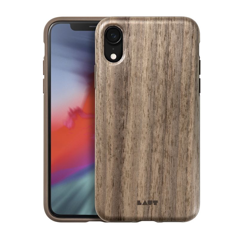 Laut PINNACLE - maciņš iPhone XR with natural wood (Walnut)