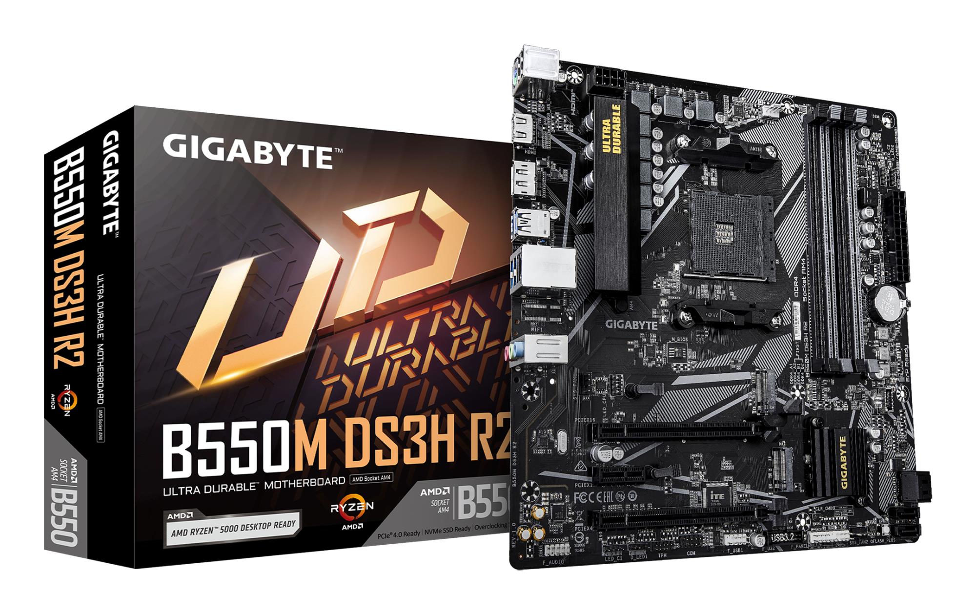 Mātesplate GIGABYTE AMD B550 SAM4 DDR4 Micro-ATX