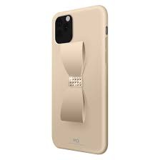 HAMA WHITE DIAMONDS Bantes maciņš IPHONE 11 PRO zelta 18K Swarovski kristāli