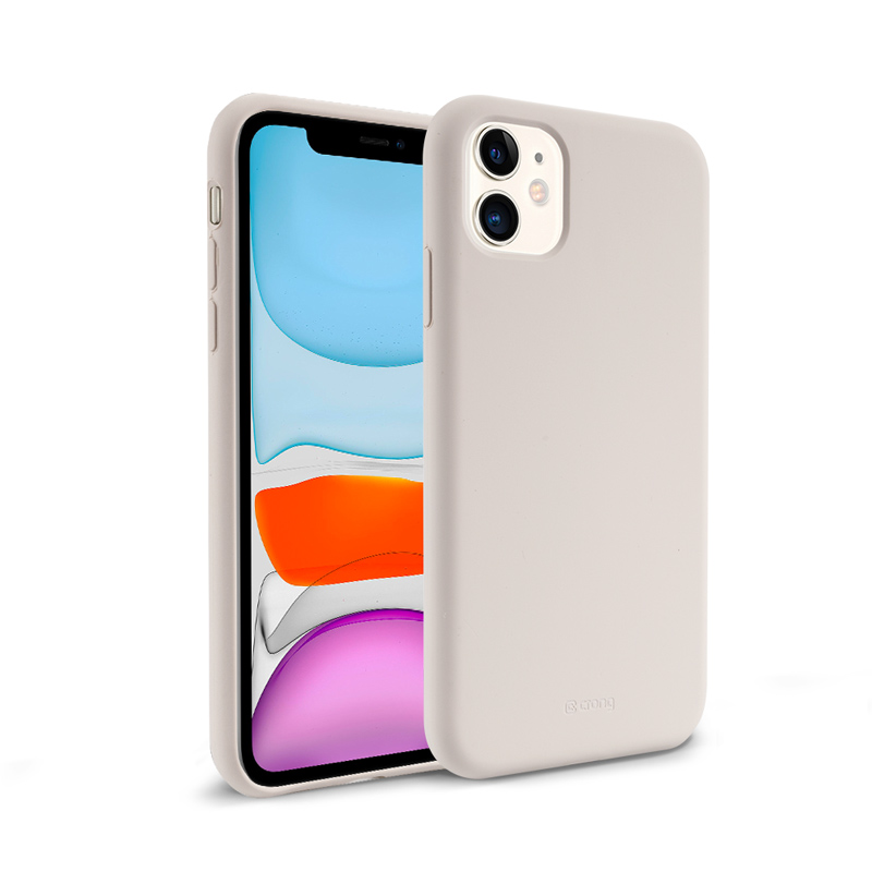 Crong Color Cover - iPhone 11 maciņš (Stone smilšu)