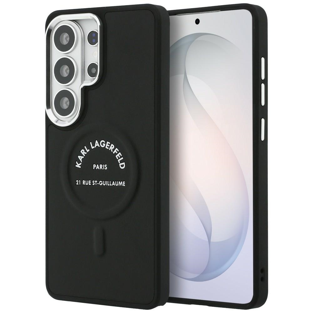Karl Lagerfeld maciņš Embossed Ring RSG Logo MagSafe Samsung Galaxy S26 Ultra melns