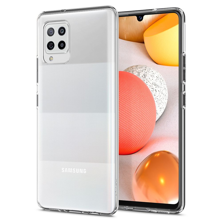 SPIGEN LIQUID CRYSTAL maciņš SAMSUNG A42 5G caurspīdīgs