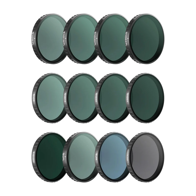 Freewell filtru komplekts OSMO Action 6 – Mega Kit – 12 gab. iepakojums