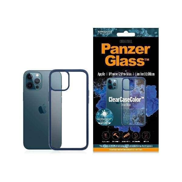 PanzerGlass ClearCase iPhone 12 Pro Max īsti zils AB