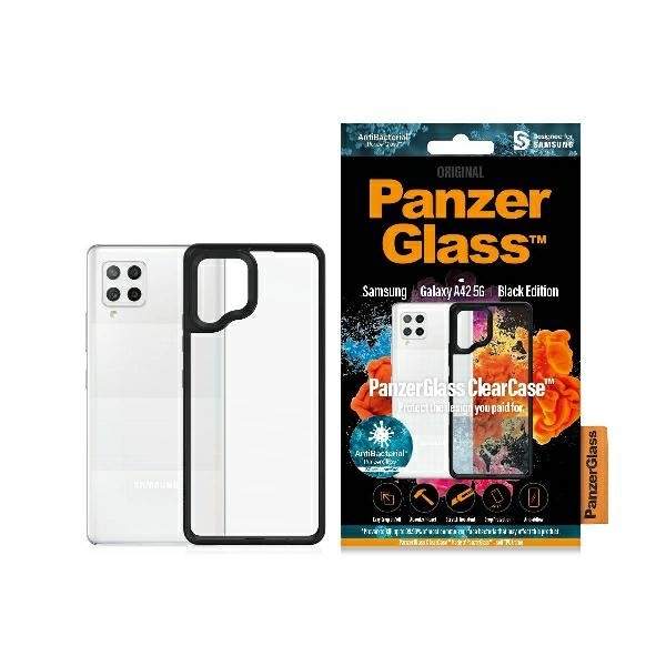 PanzerGlass ClearCase Samsung A42 5G melns/melns