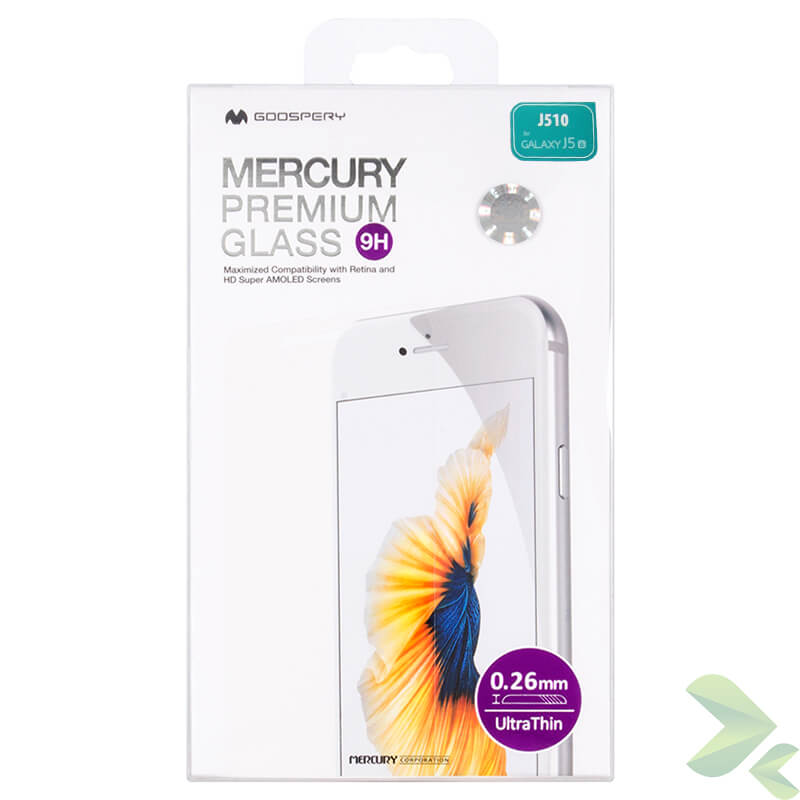 Mercury Premium Glass - Tempered Glass ekrāna aizsargs 9H Samsung Galaxy J5 (2016)