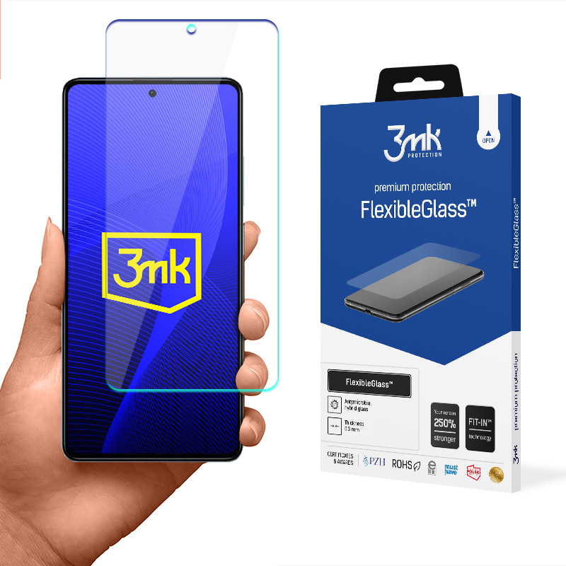 Aizsargstikls Xiaomi Redmi Note 12 hibrīd-flexi 7H sērijas 3mk FlexibleGlass