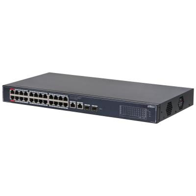 Switch|DAHUA|DH-SG4028LP|26xGigabit Ethernet (copper) ports quantity|2xSFP module slots quantity|4xPower over Ethernet (PoE) ports quantity|Total Power over Ethernet (PoE) budget 240 W|SG4028LP