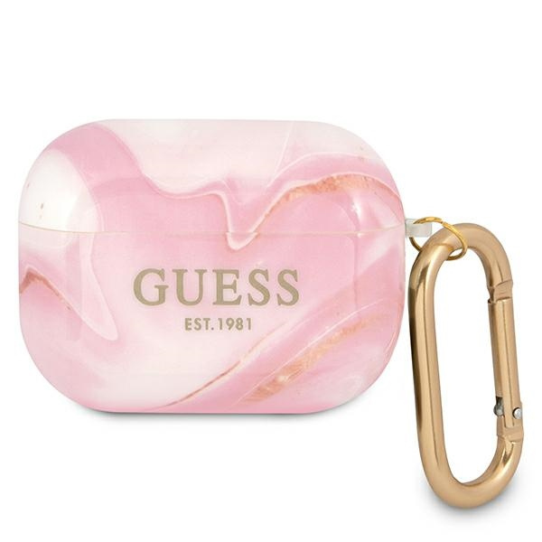 Guess GUAPUNMP AirPods Pro coverpink/rozā Marble Collection
