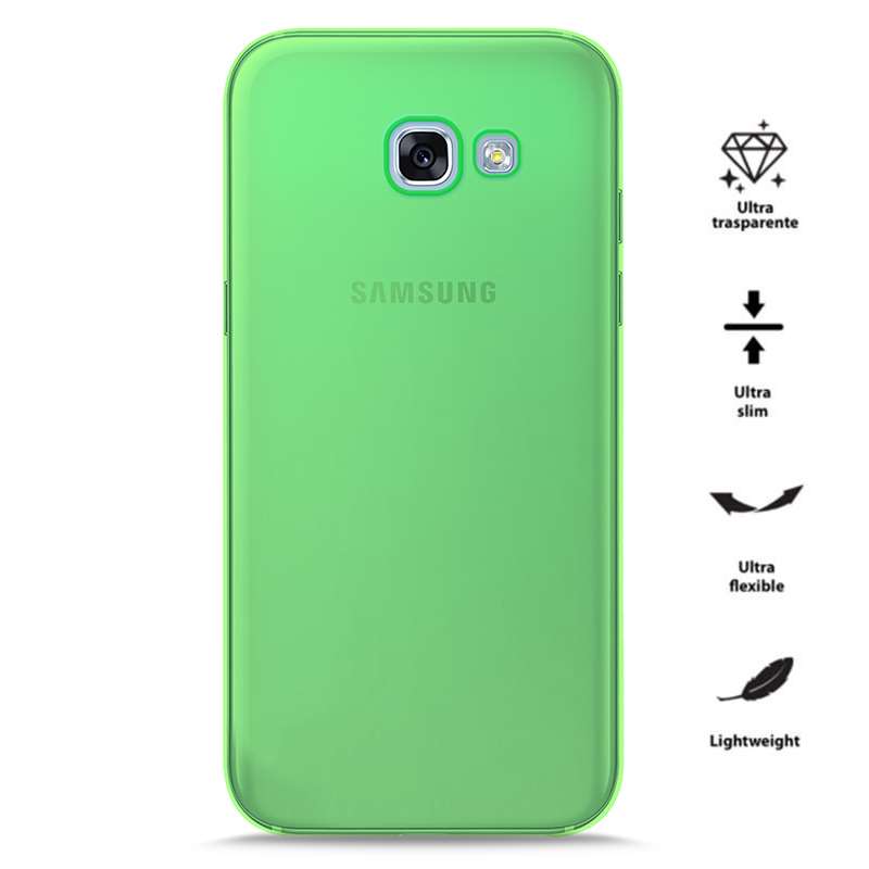 PURO 0.3 Nude - maciņš Samsung Galaxy A3 (2017) (Fluo zaļš)
