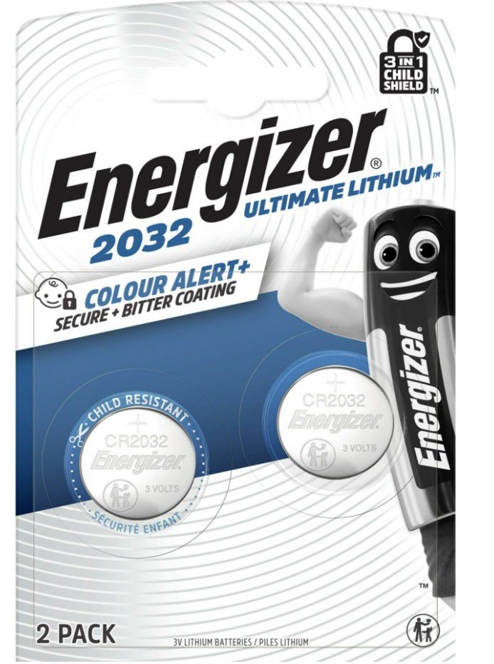 Lithium battery Energizer Ultimate Lithium CR2032 3V 254mAh 2 pcs.