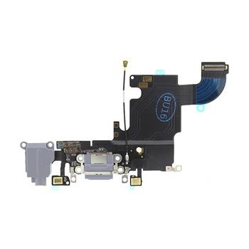 CONNECTOR SOCKET TAPE CHARGING MICROPHONE IPHONE 6S SPACE pelēks
