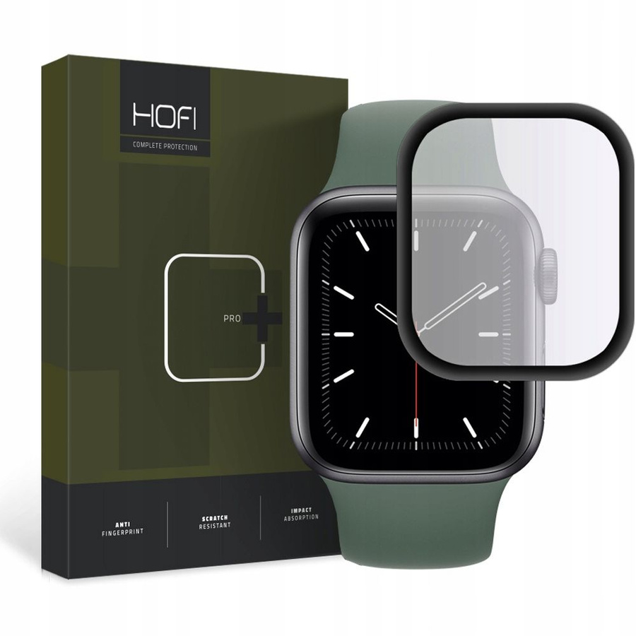 hibrīda stikls HOFI hibrīda stikls APPLE WATCH 4 / 5 / 6 / SE (44MM) melns