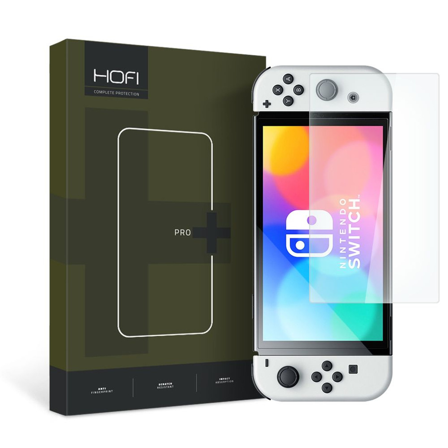 rūdīts stikls HOFI GLASS PRO+ NINTENDO SWITCH OLED caurspīdīgs
