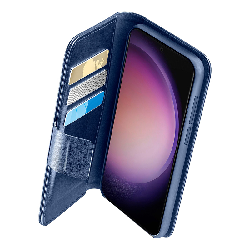 Cellularline Book Agenda - maciņš Samsung Galaxy S24 Ultra (Navy zils)