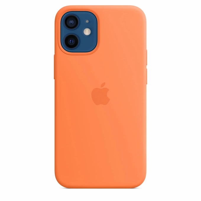 APPLE silikona MHKN3ZM/A maciņš IPHONE 12 MINI KUMQUAT aizzīmogota kaste