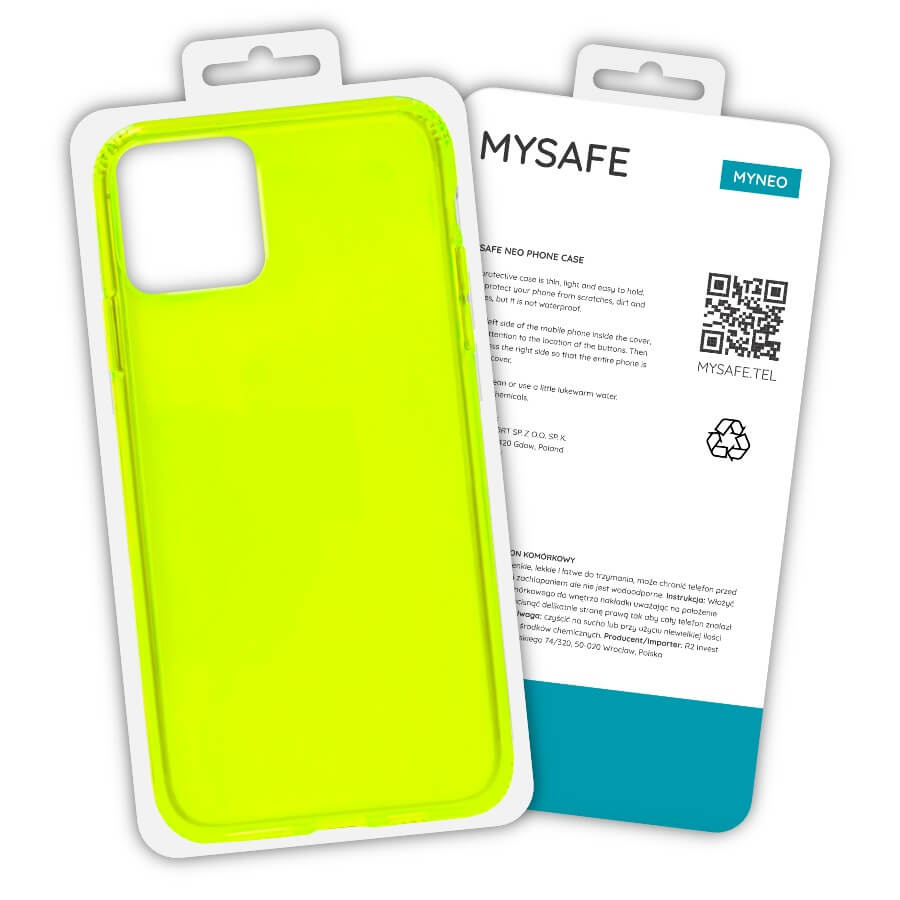 MYSAFE Maciņš NEO IPHONE 13 dzeltens BOX