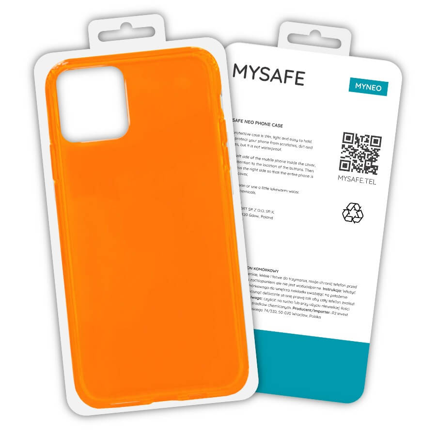 MYSAFE Maciņš NEO IPHONE 12 PRO MAX oranžs BOX