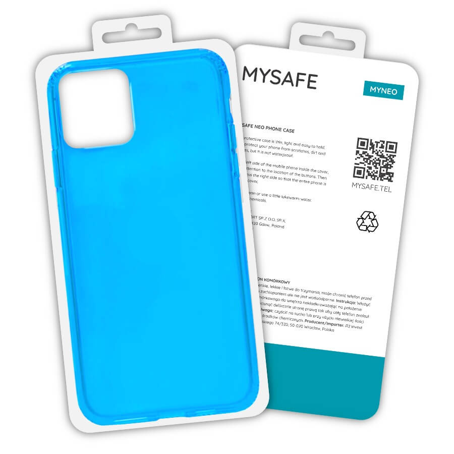 MYSAFE Maciņš NEO IPHONE 13 zils BOX