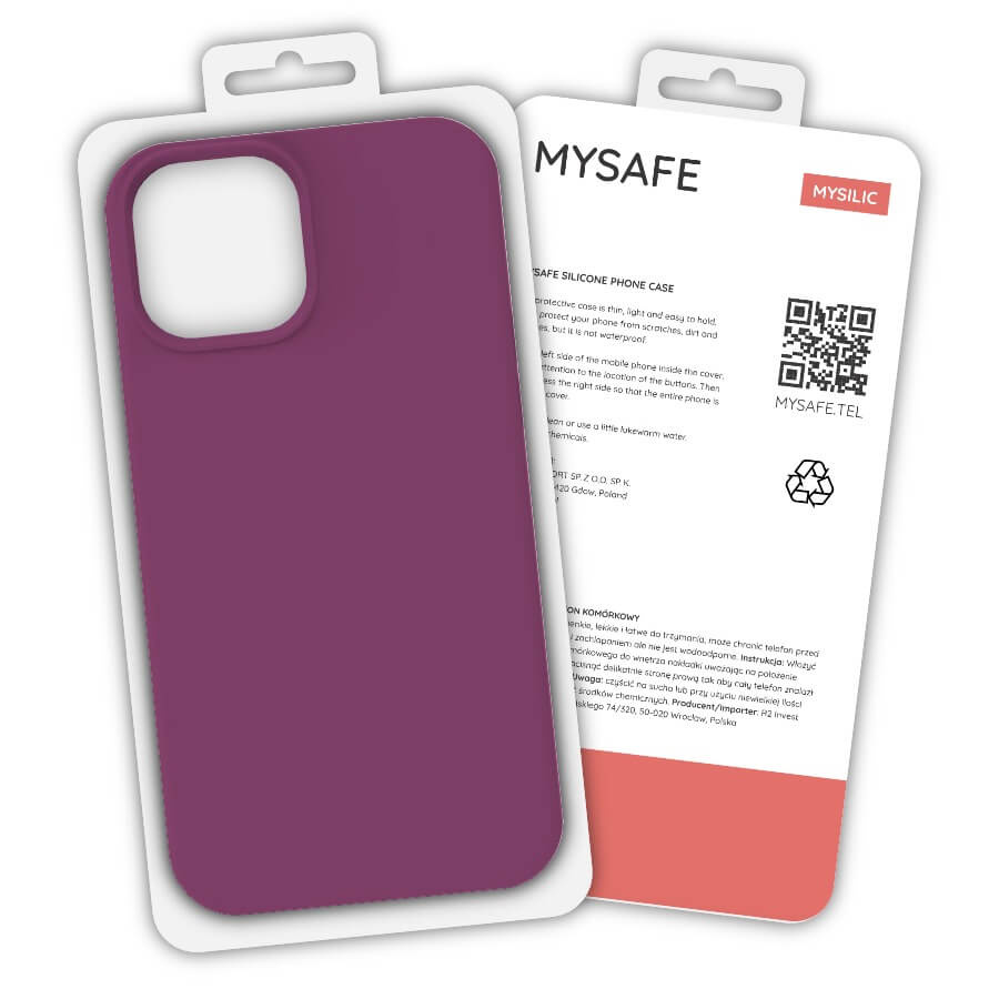 MYSAFE silikona Maciņš IPHONE 13 MINI violets BOX