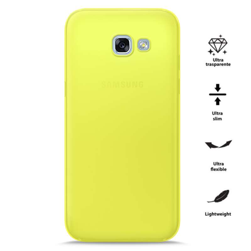 PURO 0.3 Nude - maciņš Samsung Galaxy A3 (2017) (Fluo dzeltens)