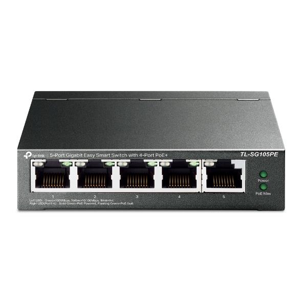 TP-Link TL-SG105PE komutators, 5 porti, 4xPoE