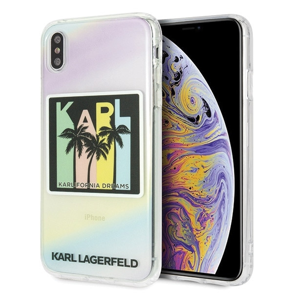 Karl Lagerfeld KLHCI65IRKD iPhone Xs Max maciņš Kalifornia Dreams