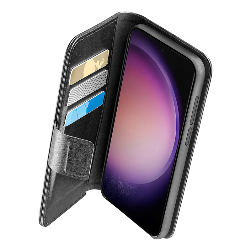 Cellularline Book Agenda - maciņš Samsung Galaxy S24 Ultra (melns)