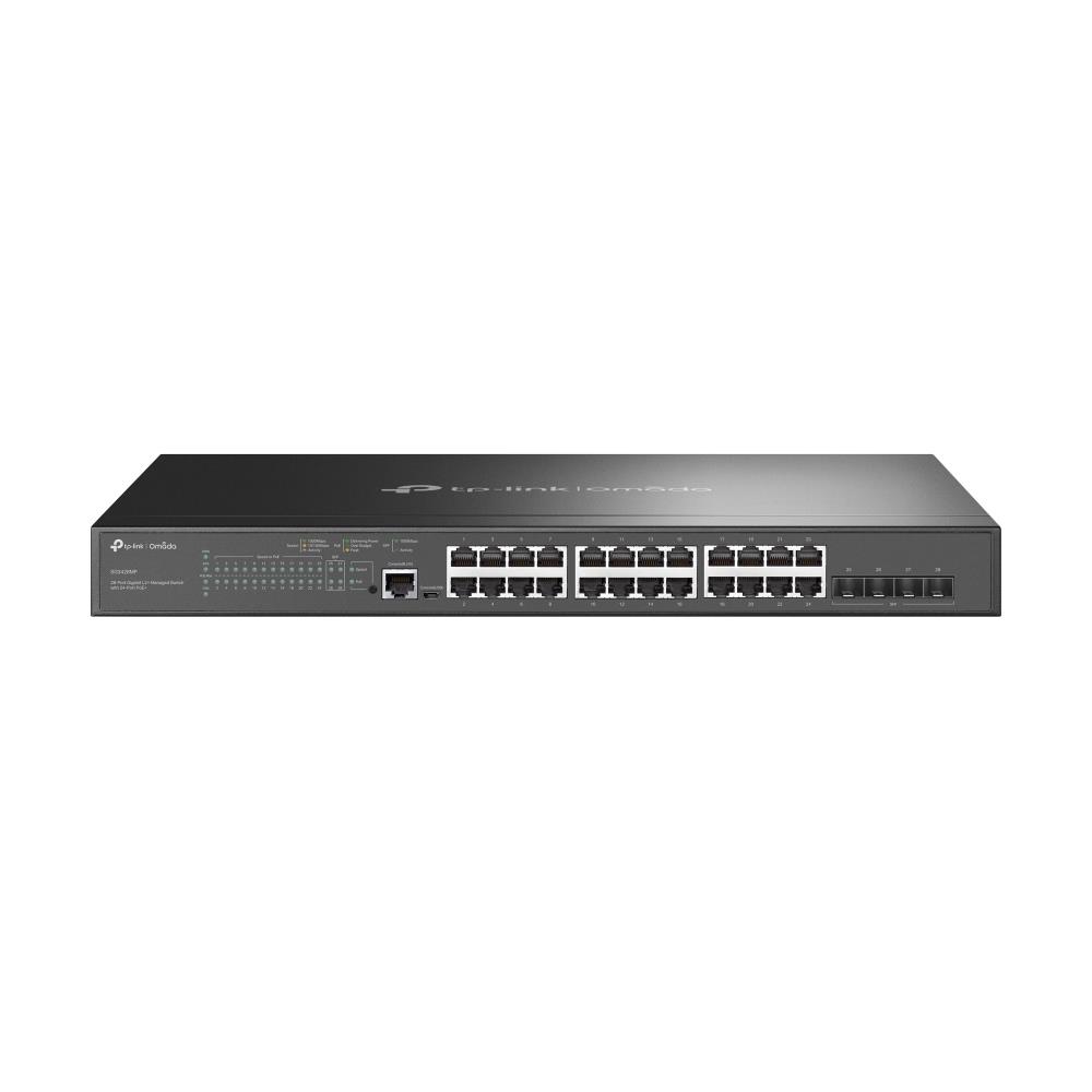 Switch|TP-LINK|Omada|TL-SG3428MP|Rack|4xSFP|1xConsole|1|384 Watts|TL-SG3428MP
