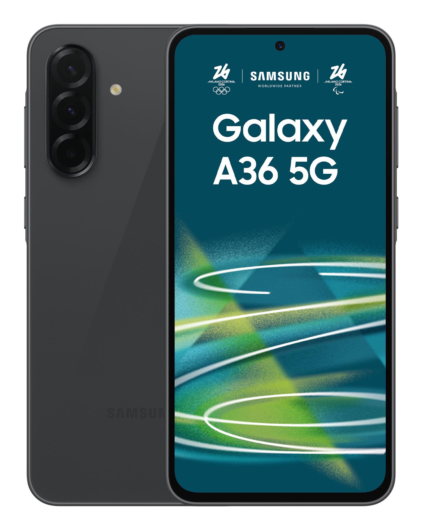 Samsung Galaxy A36 5G 256GB melns mobilais tālrunis