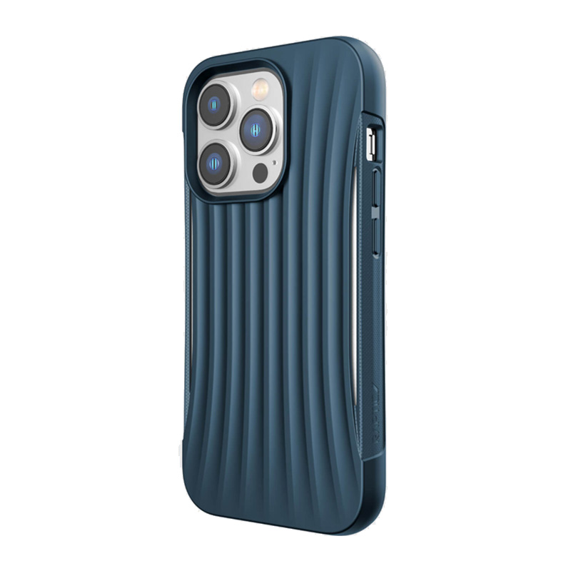 Raptic X-Doria Clutch viedtālruņa apvalks iPhone 14 Pro aizmugure zila