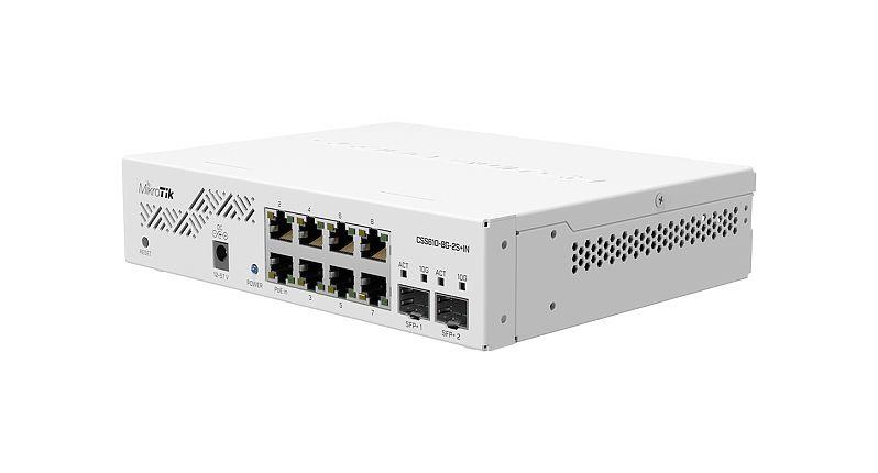 Komutators MIKROTIK CSS610-8G-2S+IN 8 porti Gigabit 2xSFP+