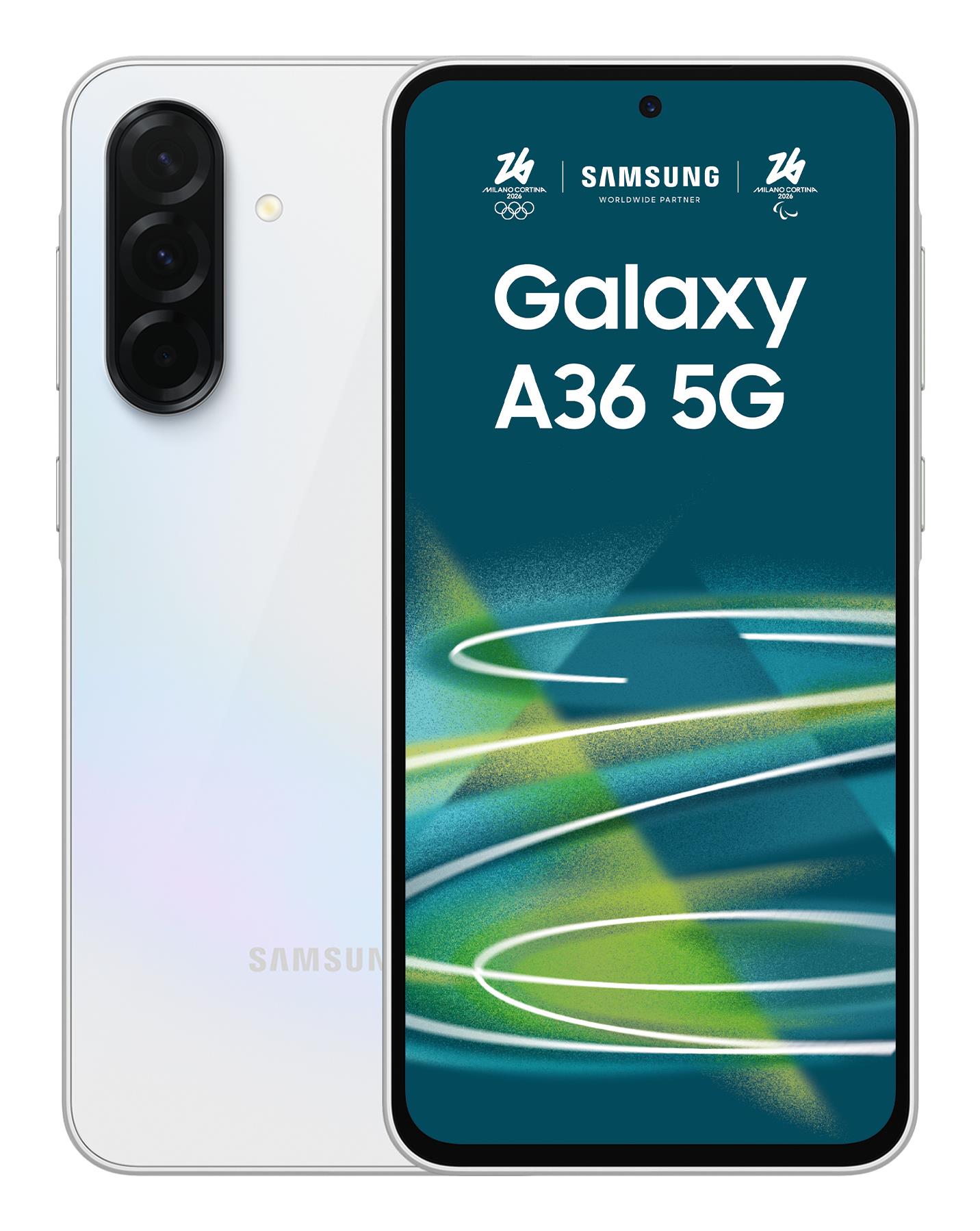 Samsung Galaxy A36 5G 128GB balts mobilais tālrunis