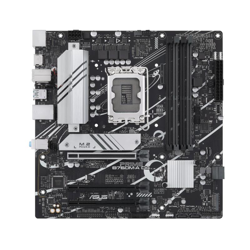 Mātesplate ASUS Intel B760 LGA1700 Micro-ATX DDR4 4 sloti