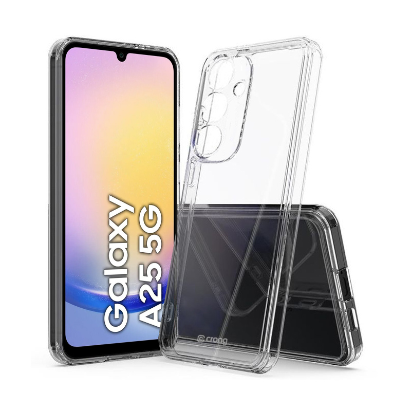 Crong Crystal Shield Cover - Samsung Galaxy A25 5G maciņš (caurspīdīgs)