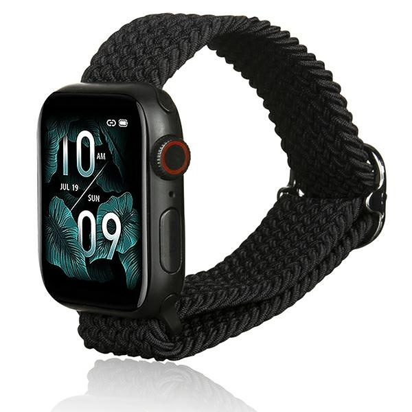 Beline Siksniņa Apple Watch Textile 38/40/41mm melns
