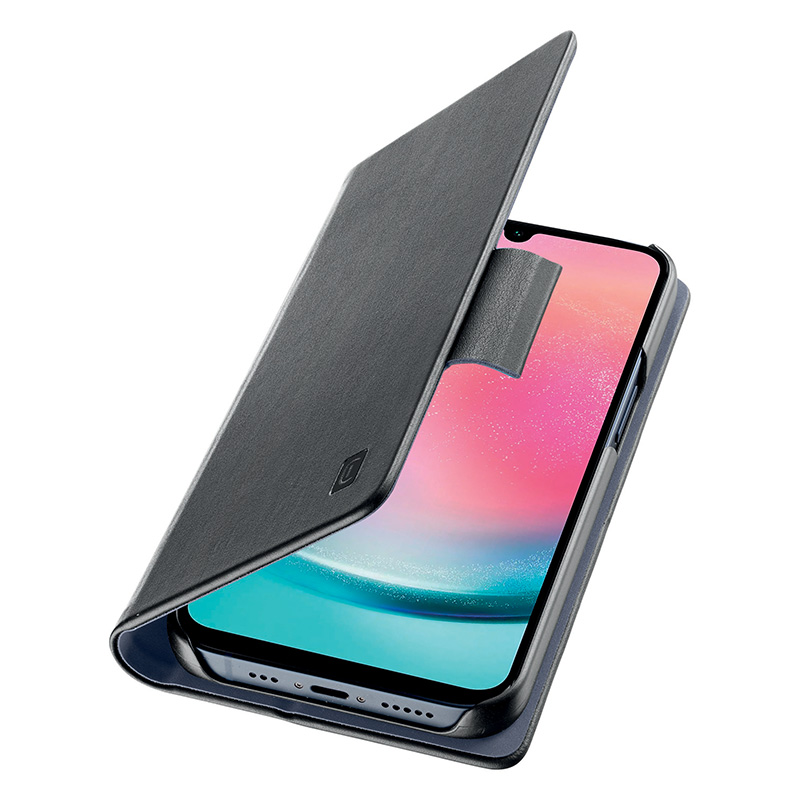 Cellularline Book maciņš - maciņš Samsung Galaxy A25 5G (melns)