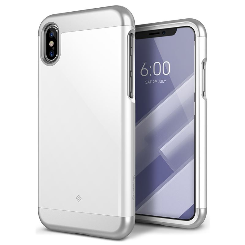 Caseology Savoy maciņš iPhone Xs / X (balts)