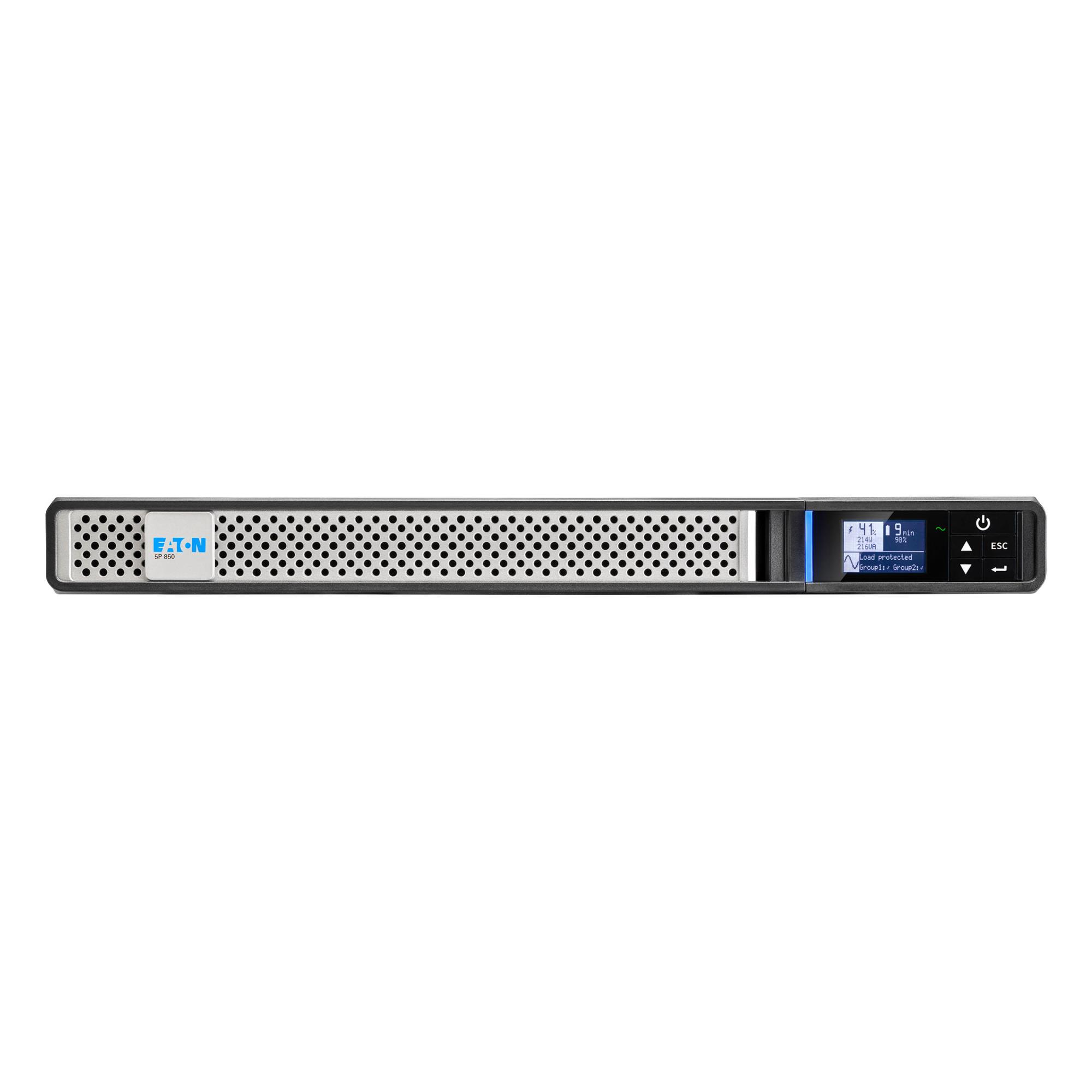 UPS EATON 680W 850VA LineInteractive 1 fāze Rack 1U