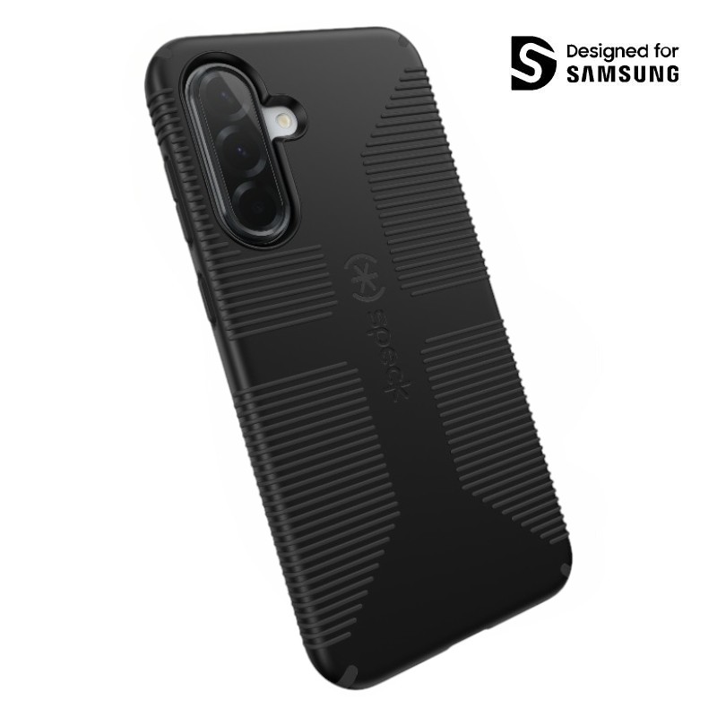 Speck Impacthero Grip – Samsung Galaxy A36 5G / A56 5G maciņš (melns)