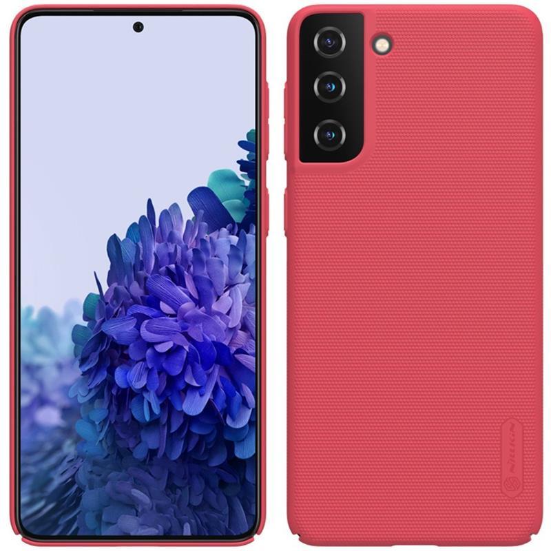 Nillkin Super Frosted Shield - maciņš Samsung Galaxy S21+ (Bright sarkans)