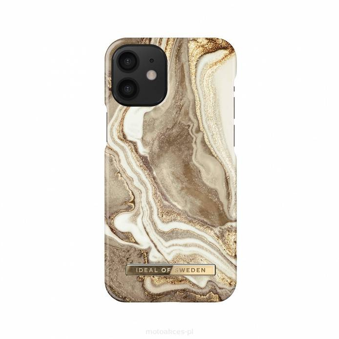 IDEAL OF SWEDEN IDFCGM19-I2061-164 IPHONE 12/12 PRO GOLDEN SAND MARBLE maciņš