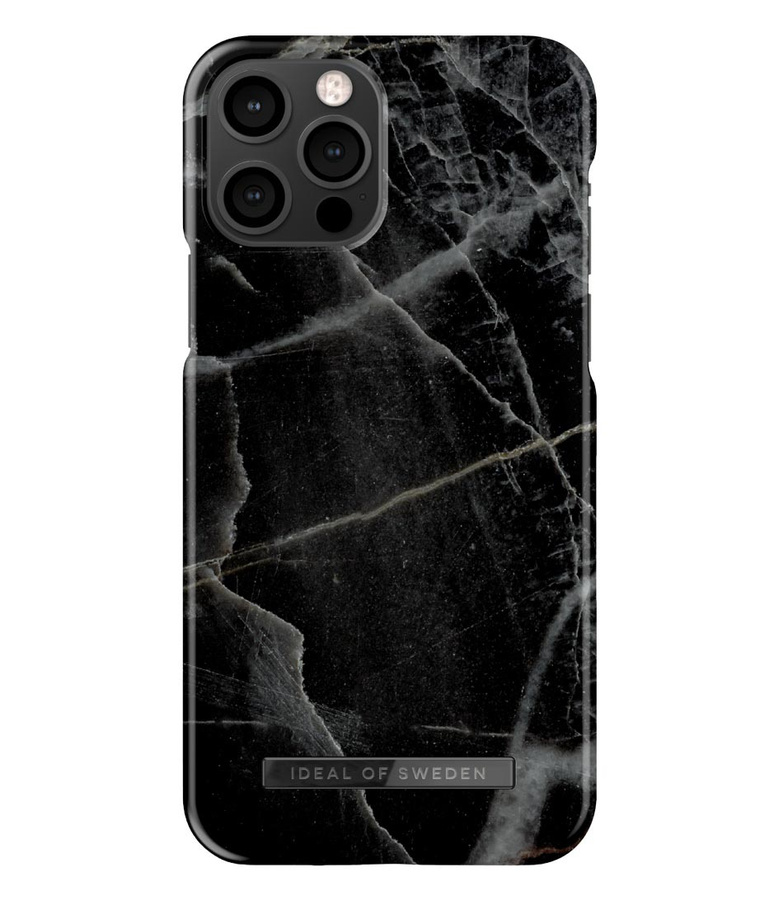 IDEAL OF SWEDEN IDFCAW 21-I2061-358 IPHONE 12/12 PRO BLACK THUNDER MARBLE maciņš