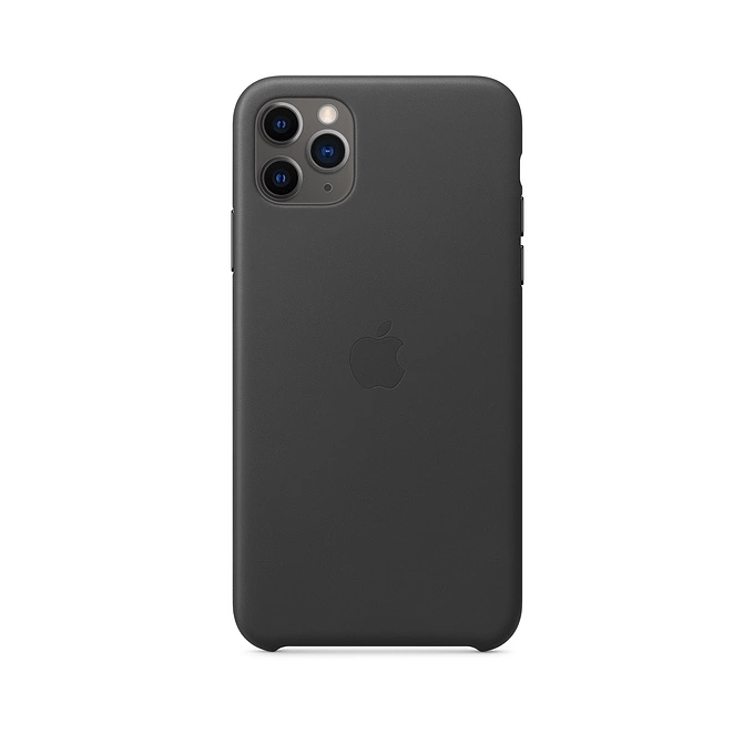 APPLE Ādas maciņš IPHONE 11 PRO MAX MELNS Bez iepakojuma