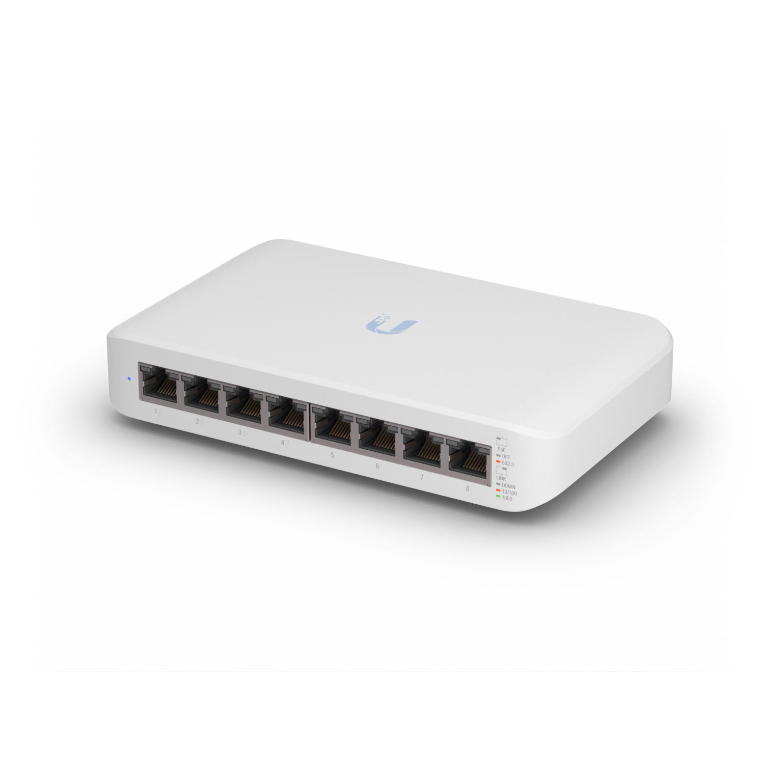 Komutators UBIQUITI Lite 8 PoE L2 8 porti PoE+ 4 porti