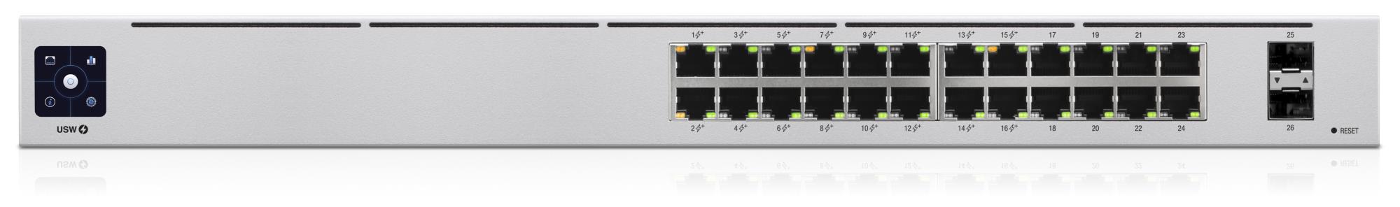 Switch|UBIQUITI|USW-24-POE|Type L2|PoE+ ports 16|95 Watts|USW-24-POE