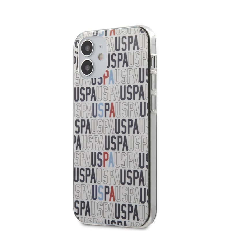 US Polo USHCP12SPCUSPA6 iPhone 12 mini 5,4" balta Logo Mania kolekcija