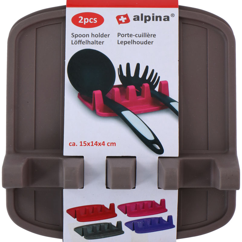 Alpina - Spoon / utensil turētājs 2 pcs (melns)
