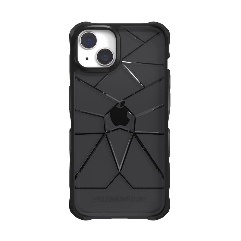 Element maciņš Special Ops X5 - maciņš iPhone 14 Plus (Mil-Spec Drop Protection) (Smoke/melns)