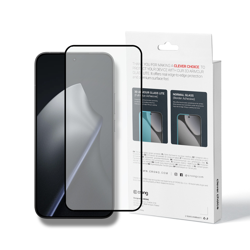 Crong 3D Armor Glass Lite - Full līme Tempered Glass Xiaomi 15T / 15T Pro